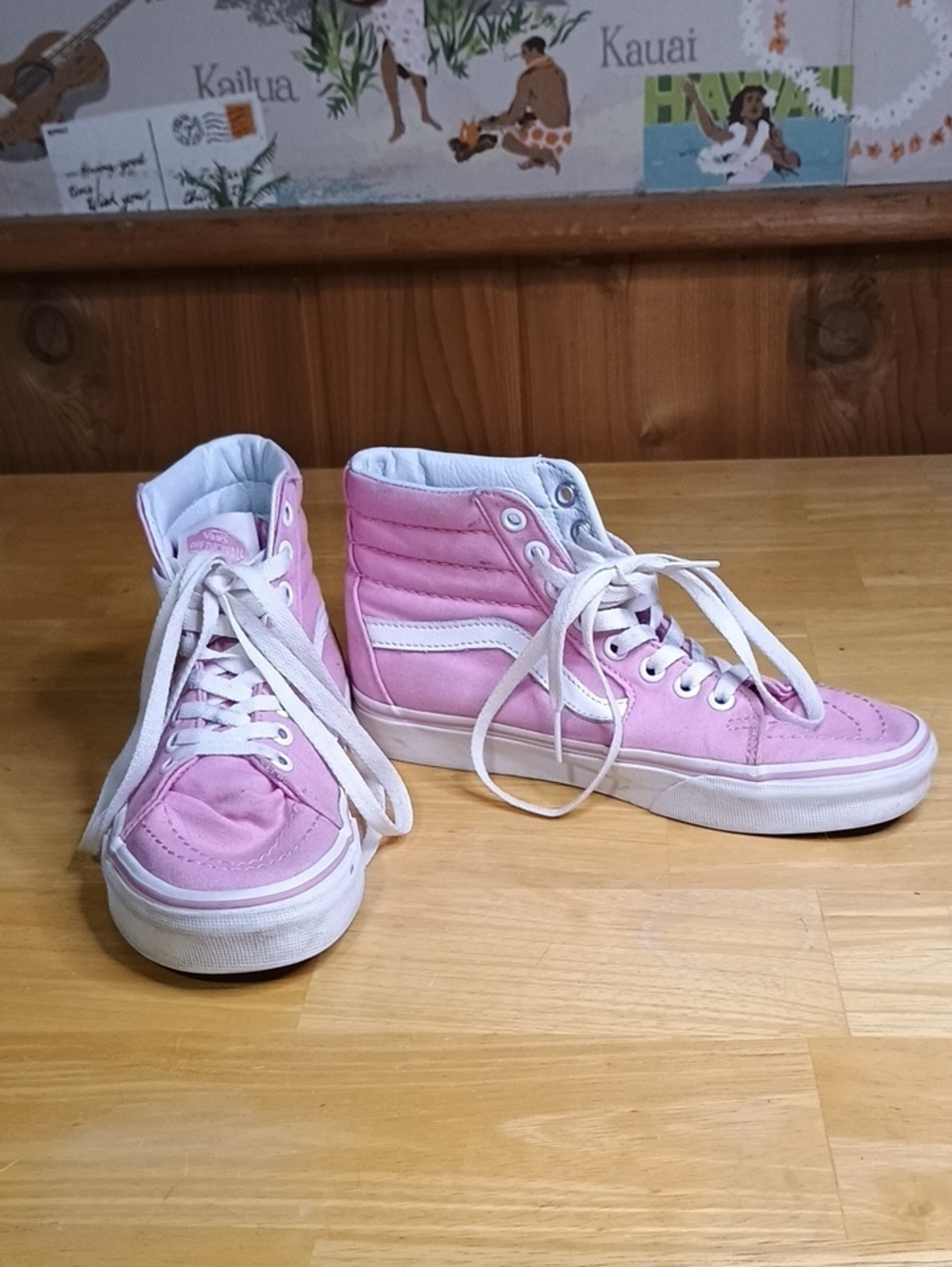Vans Pink High-Top Women’s Sneakers
